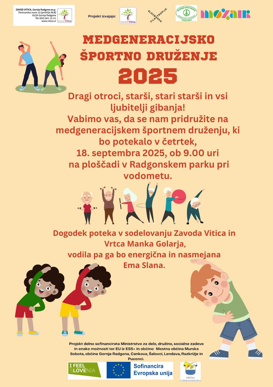 Medgeneracijsko športno druženje 2025